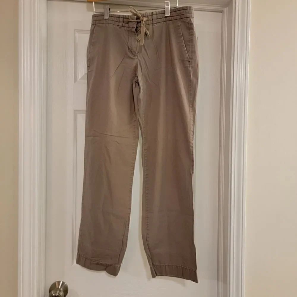J. Crew Cotton Drawstring Pants Size 6